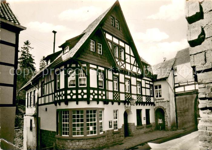Blankenheim Eifel Biermanns Hotel Koelner Hof Fachwerkhaus Altstadt