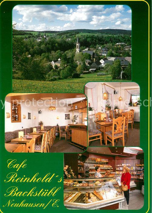 Neuhausen Erzgebirge Cafe Reinhold s Backstuebl Ortspanorama