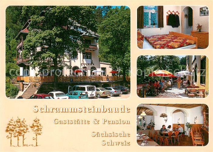 Bad Schandau Schrammsteinbaude Gaststaette und Pension