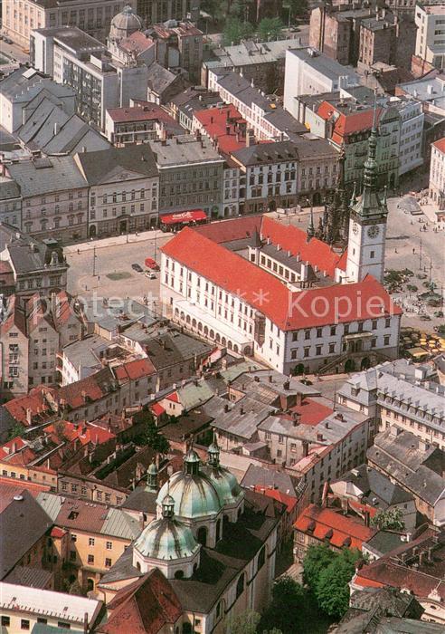Olomouc Horni Namesti s radnici a kostelem sv. Michala od Jihovychodu Rathauspla