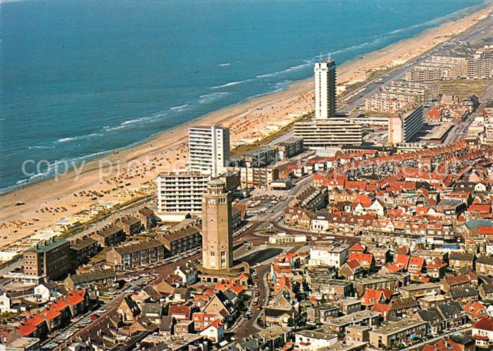 Zandvoort Holland Luchtopname