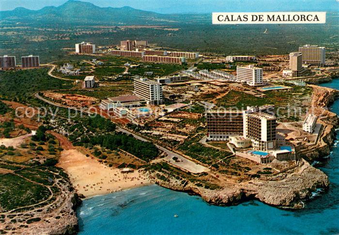 Calas de Mallorca Fliegeraufnahme