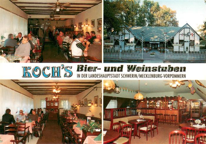 Schwerin Mecklenburg Koch's Bier- und Weinstuben Restaurant Biergarten