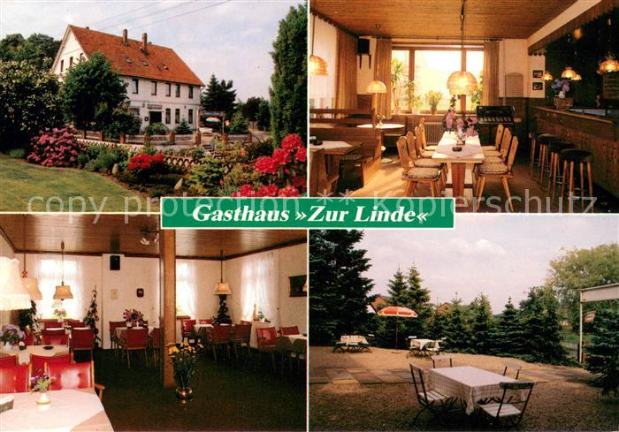 Klecken Gasthaus Zur Linde Gastraum Terrasse