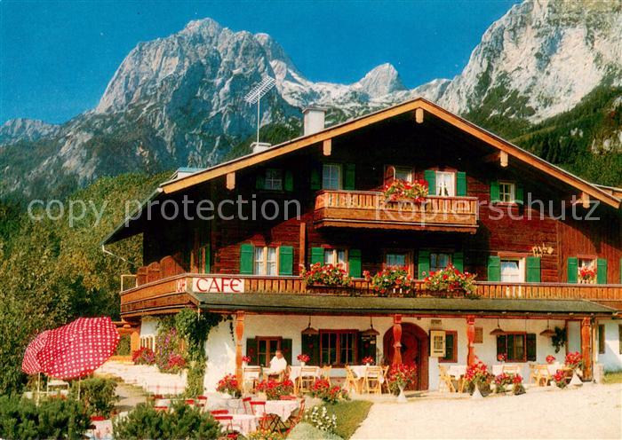 Ramsau Berchtesgaden Gaestehaus Cafe Marxen Alpen