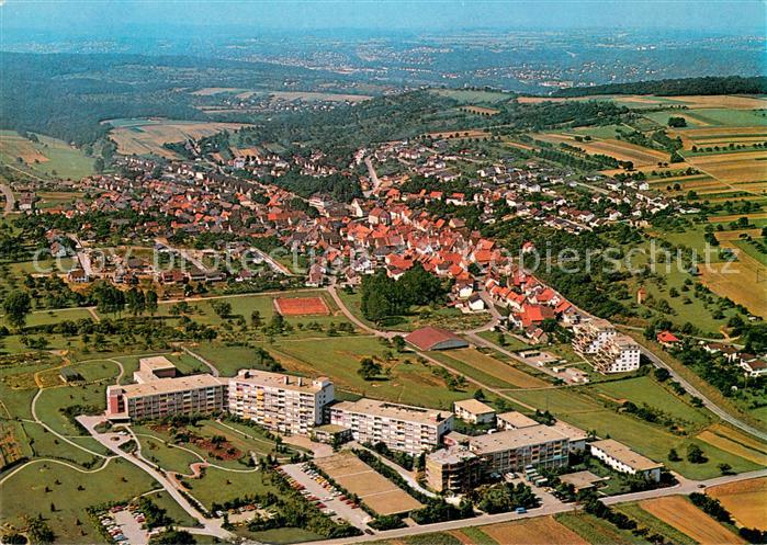 oeschelbronn Niefern Fliegeraufnahme Johanneshaus und Klinik