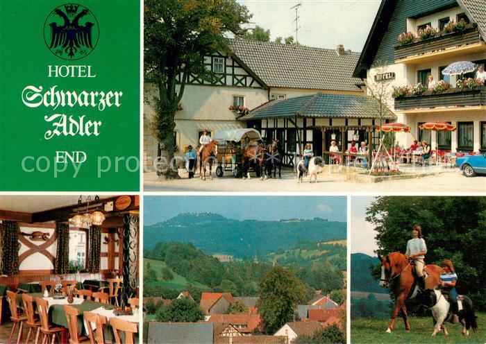 Staffelstein Bad Gasthaus Schwarzer Adler Pension Pferde