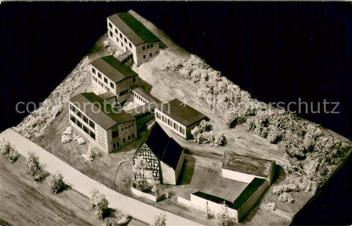 Kirchaehr Westerwald Karlsheim Modell des Erweiterungsbaus