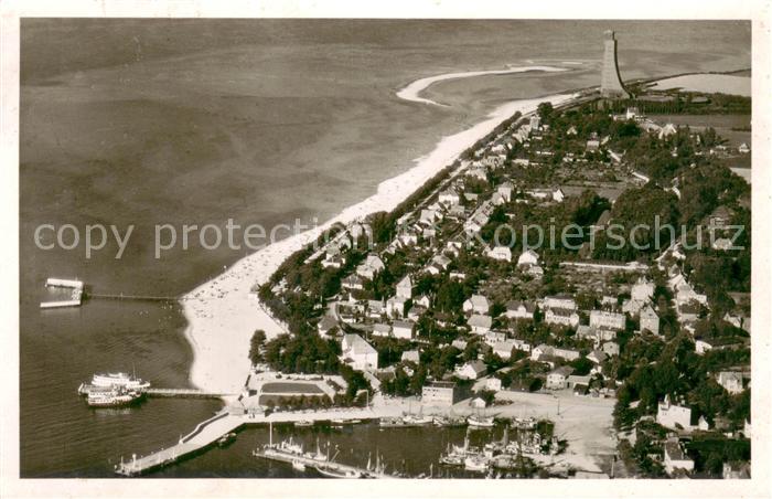 Laboe Fliegeraufnahme mit Marine Ehrenmal
