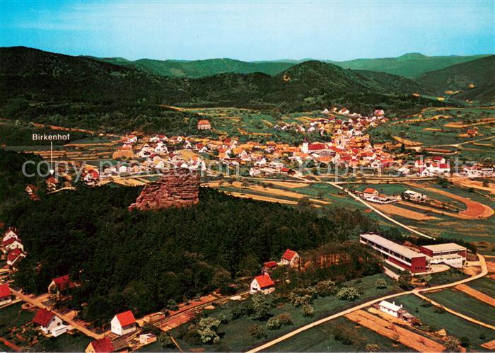 Gossersweiler-Stein Fliegeraufnahme mit Hotel Restaurant Pension Birkenhof