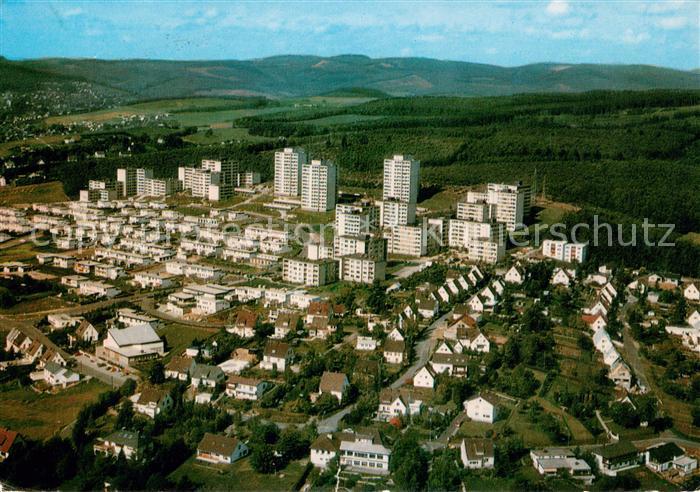 Kreuztal Westfalen Fritz Erler Siedlung Fliegeraufnahme