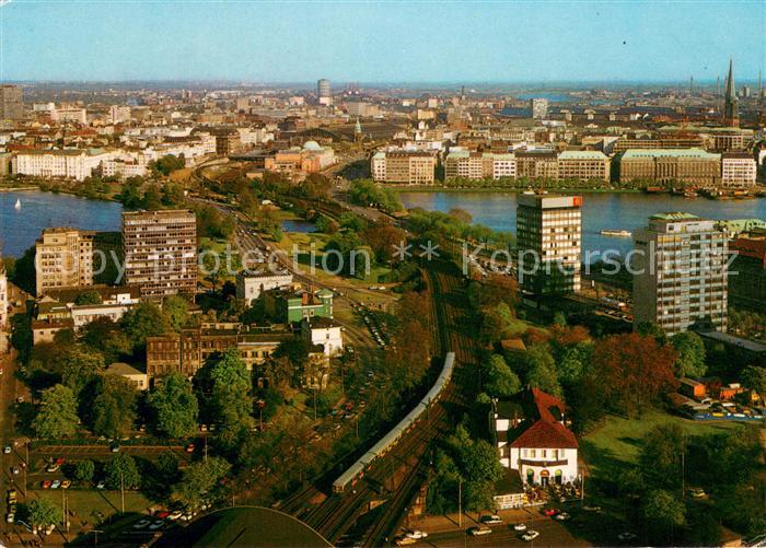 HAMBURG CITY Blick vom Plaza auf die City