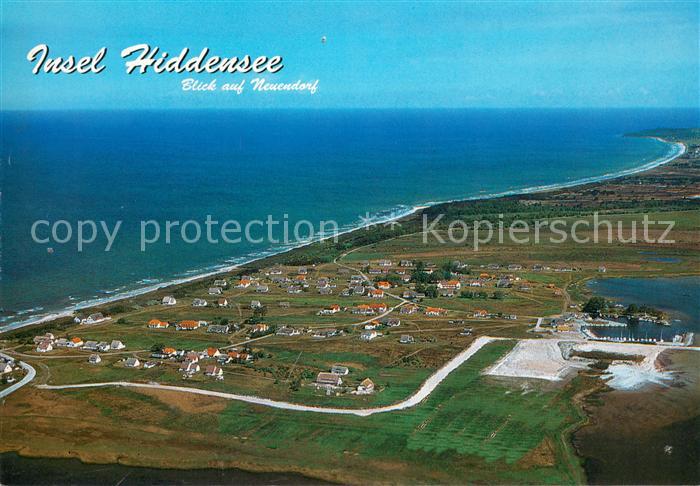 Neuendorf Hiddensee Fliegeraufnahme