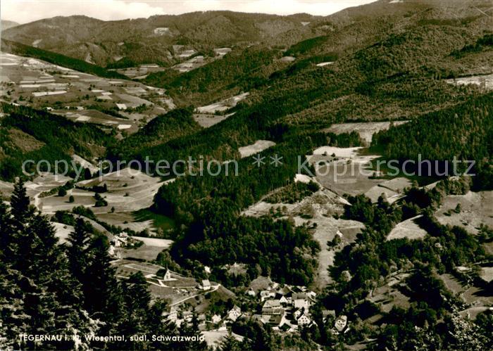 Tegernau Wiesental Fliegeraufnahme