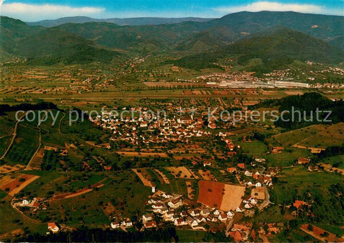 Berghaupten im Kinzigtal Fliegeraufnahme
