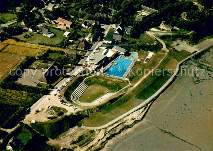 Keitum Sylt Meerwasserschwimmbad Fliegeraufnahme