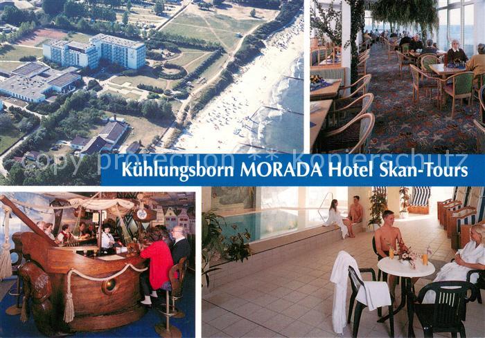Kuehlungsborn Ostseebad Fliegeraufnahme Morada Hotel Skan Tours Bar Gastraeume W