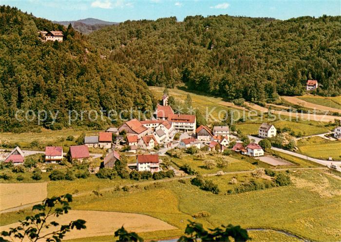 Veilbronn Fliegeraufnahme mit Gasthof Lahner