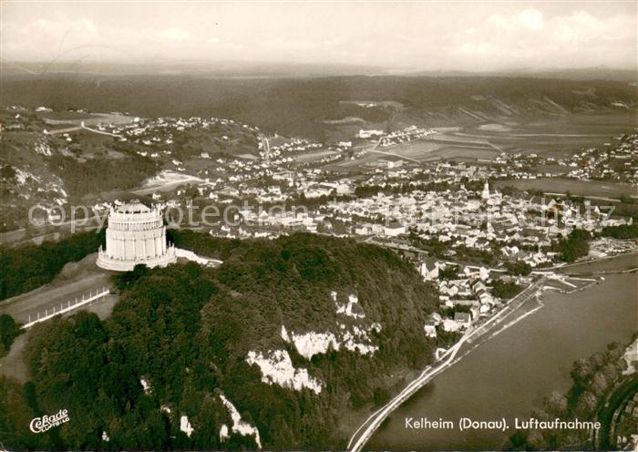 Kelheim Fliegeraufnahme mit Walhalla