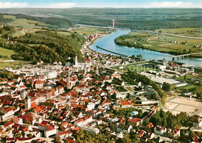 Deggendorf Donau Fliegeraufnahme
