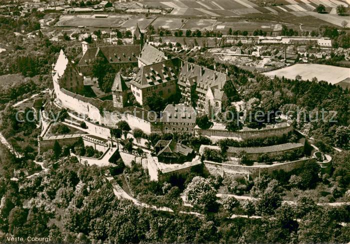 Coburg Bayern Veste Fliegeraufnahme