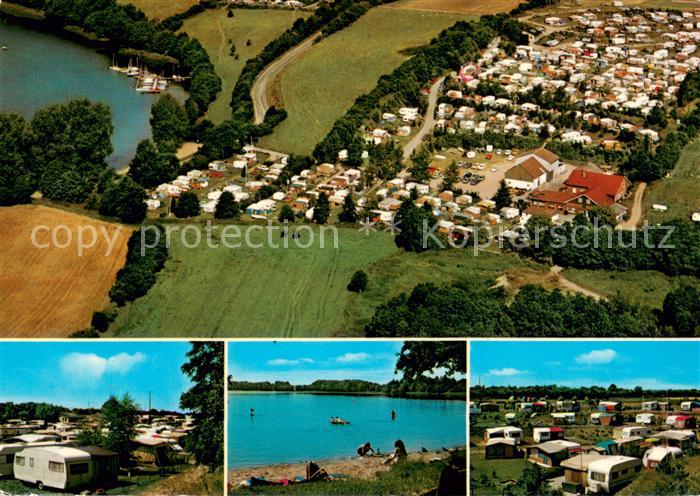 Klein Roennau Campingplatz Kluethseehof Grosser Segeberger See Fliegeraufnahme