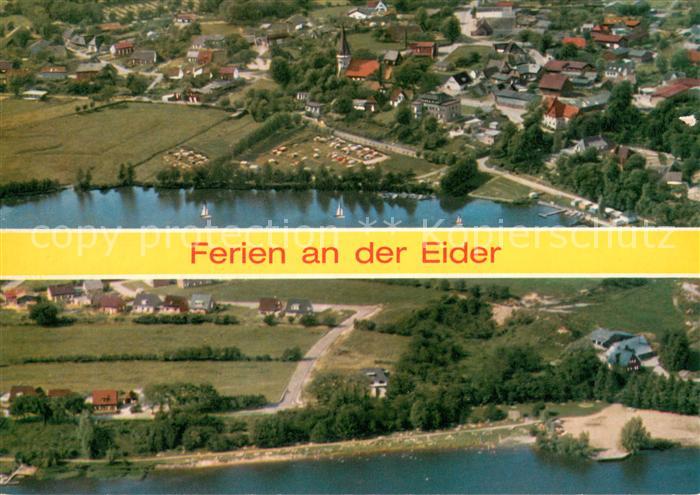 Suederstapel Ferien an der Eider Hotel Gasthof zur Post Luftkurort Fliegeraufnah