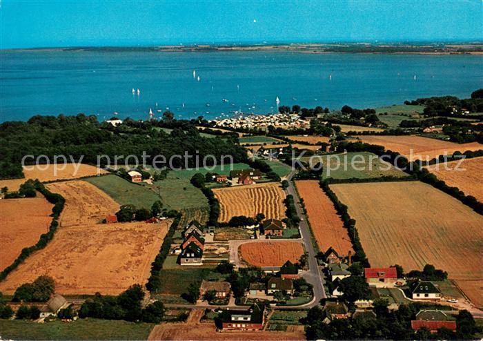 Steinbergholz Geltinger Bucht Flensburger Aussenfoerde Fliegeraufnahme