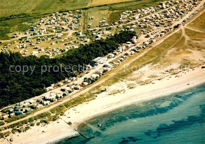 Wendtorf Campingplatz am Wendtorfer Strand an der Ostsee Fliegeraufnahme