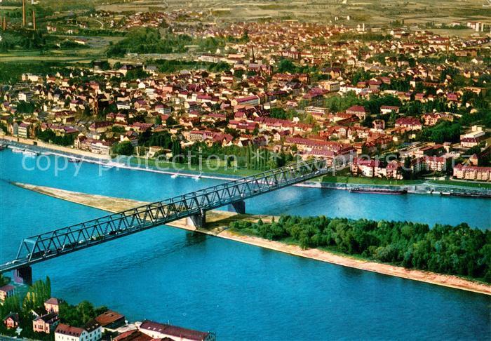 Neuwied Rhein Fliegeraufnahme