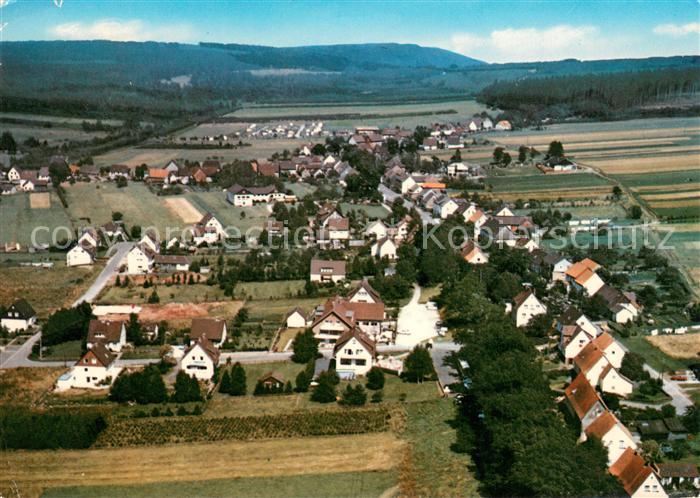 Silberborn Hoehenluftkurort im Solling Fliegeraufnahme