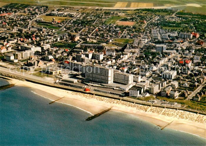 Westerland Sylt Nordseeheilbad Fliegeraufnahme