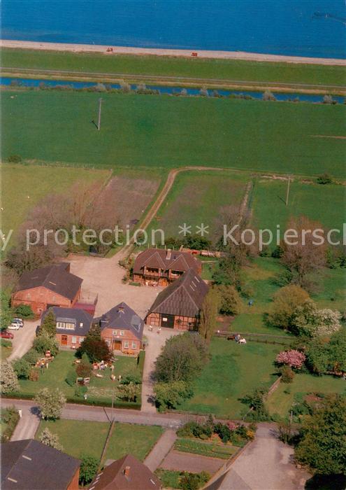 Presen Fehmarn Urlaub auf dem Bauernhof Pension Prange Fliegeraufnahme