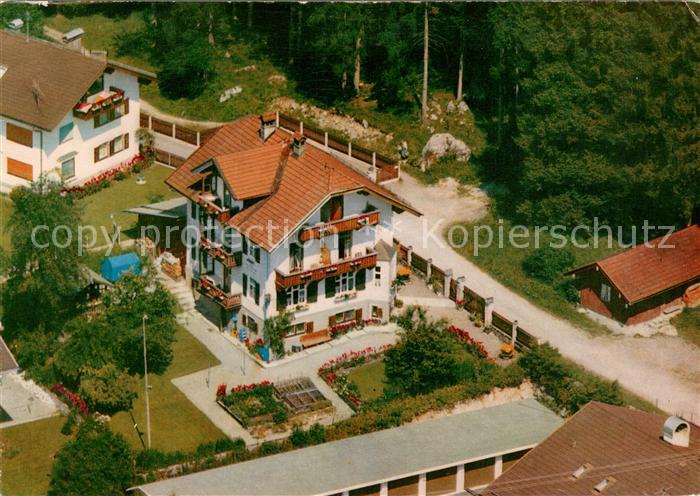 Farchant Ferienhaus Gaestehaus Haus Waldheim Fliegeraufnahme