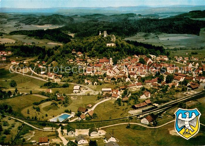 Falkenstein Bayerischer Wald Luftkurort Fliegeraufnahme