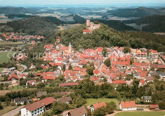 Falkenstein Bayerischer Wald Luftkurort Fliegeraufnahme