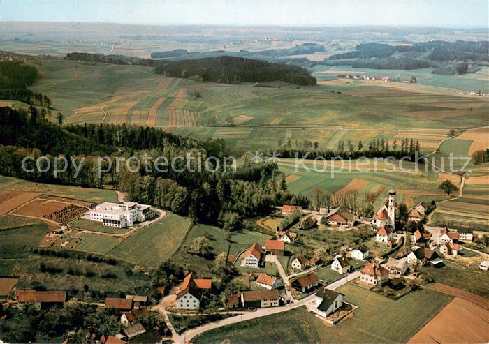 Maria Vesperbild mit Kloster St. Clara Fliegeraufnahme