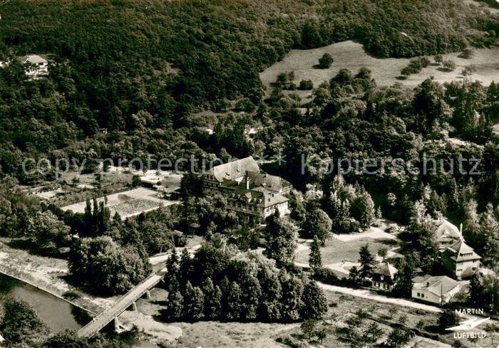 Bad Sobernheim Kurhaus Dhonau Felkebad Fliegeraufnahme