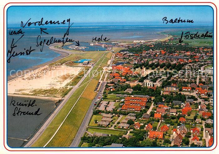 Norden Norddeich Ostfriesland Nordseebad Fliegeraufnahme