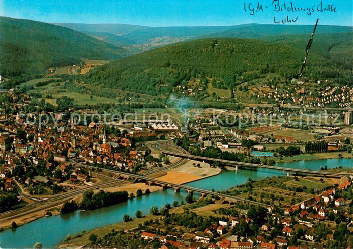 Lohr Main Naturpark Spessart Fliegeraufnahme