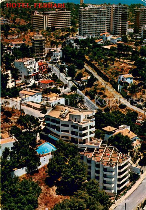 Cala Mayor Hotel Ferrari vista aérea