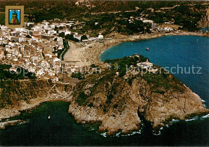 Tossa de Mar Cap de Tossa vista aérea
