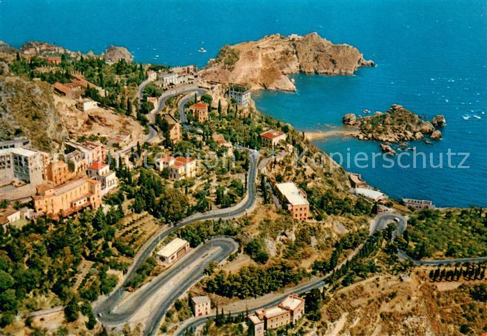 Taormina Sizilien isola Bella dall'aereo