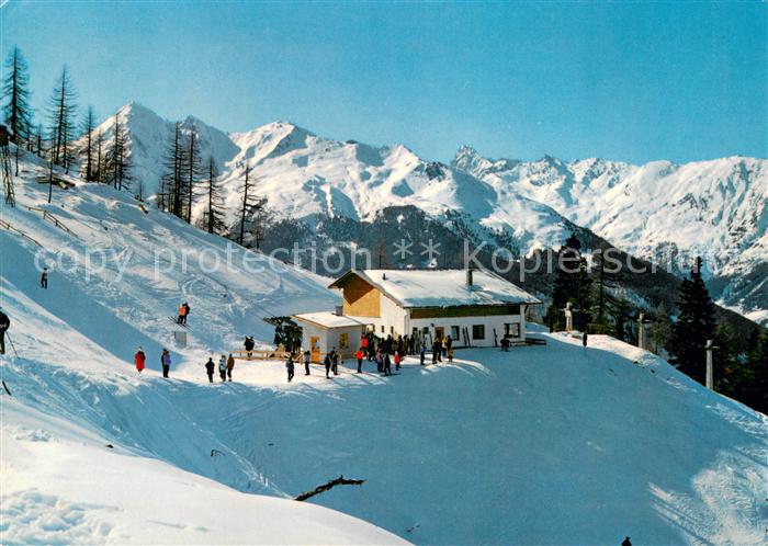 Neustift Stubaital Tirol Schigebiet Hochstubai Berghuette Wintersportplatz Stuba