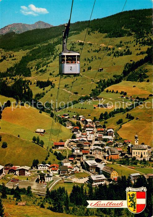 Saalbach-Hinterglemm Hoehenluftkurort Seilbahn auf den Schattberg Kitzbueheler A