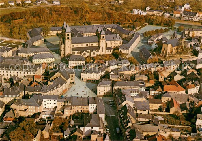 Echternach Vue aérienne de la vieille ville