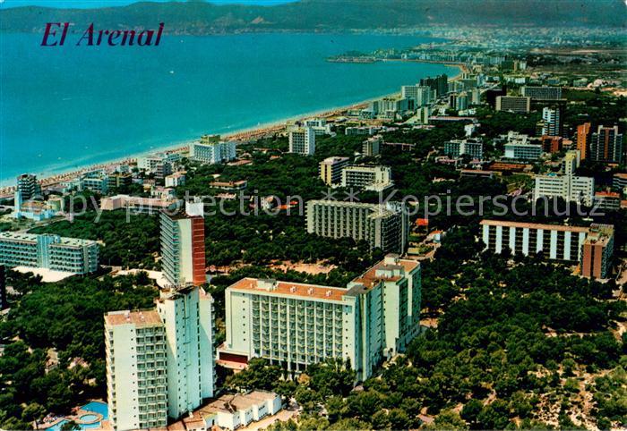 El Arenal Mallorca Playa de Palma vista aérea
