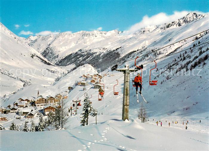Obergurgl Soelden Tirol Gaisberglift oetztal Wintersportplatz oetztaler Alpen