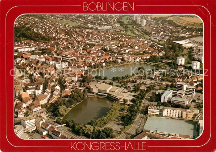 Boeblingen Kongresshalle Fliegeraufnahme