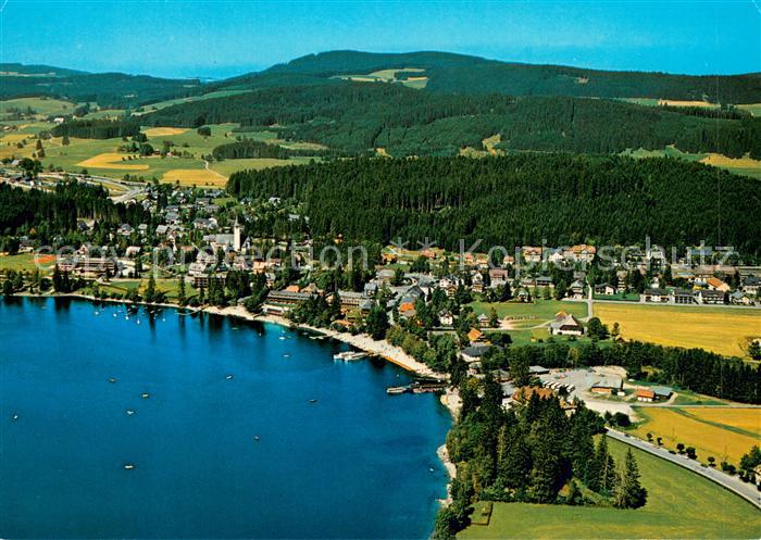 TITISEE Schwarzwald BW Ferienort im Hochschwarzwald Fliegeraufnahme